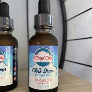 1000mg CBD Drops Unflavored Natural Tincture