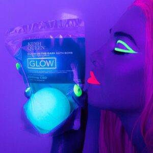 Kush Queen Glow-In-The-Dark CBD Bath Bomb
