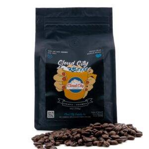 Cloud City Premium CBD Coffee 12 OZ Package with Fresh Coffee Beans