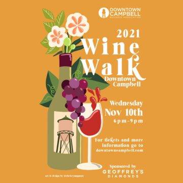 2021 Fall Wine Walk in Downtown Campbell