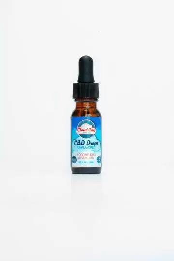 Cloud City Unflavored CBD Drops - 15 ML