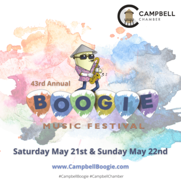 Campbell Boogie Music Festival Flyer