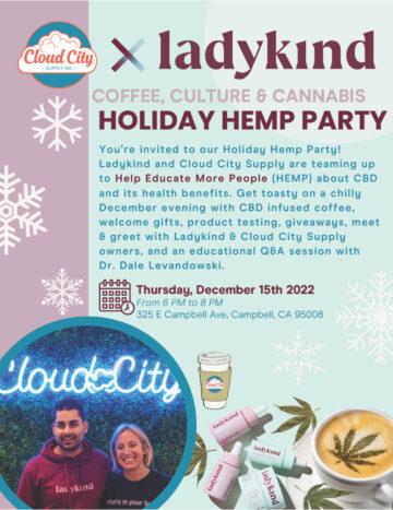 Holiday Hemp Party 2022 Flyer