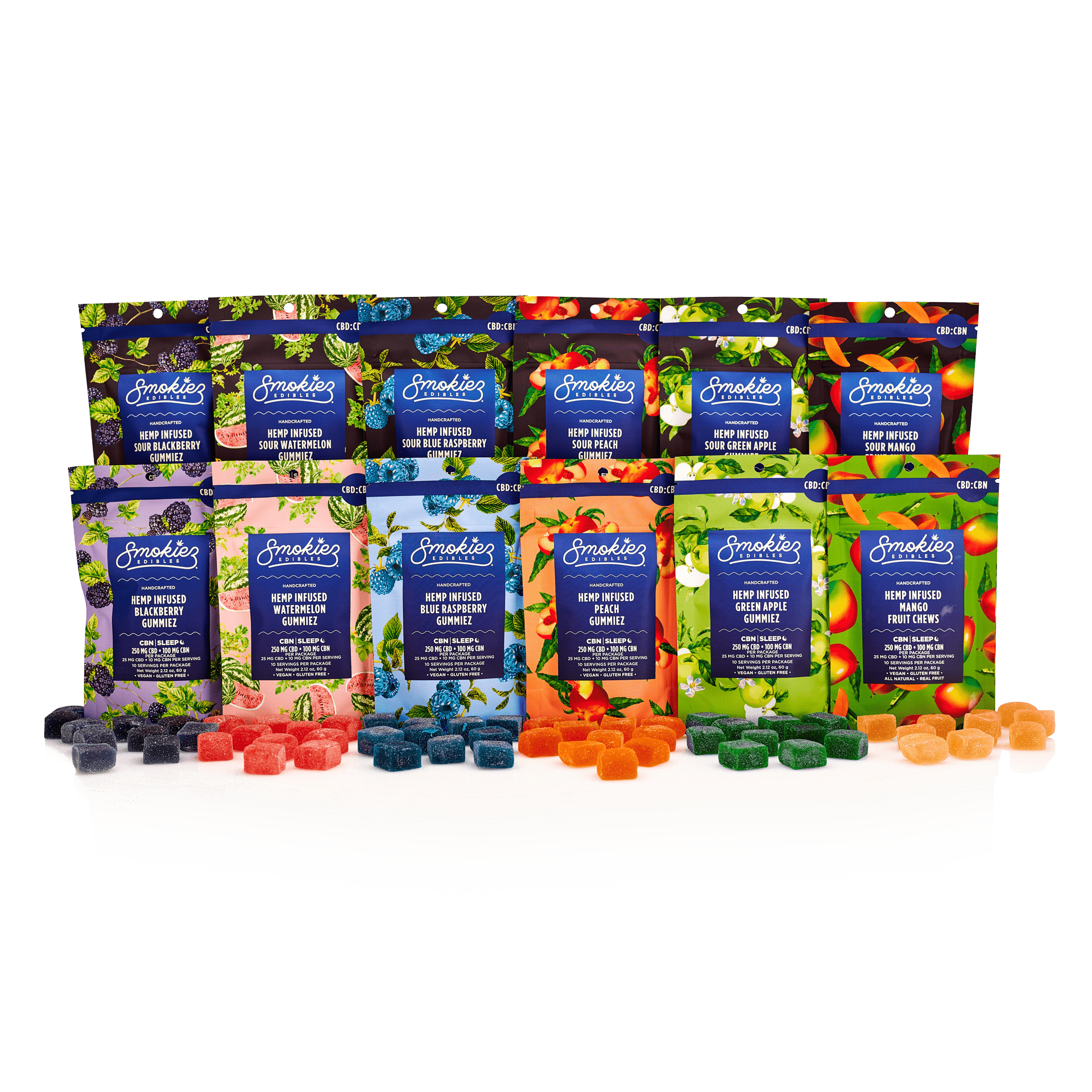 ヒロ CBN Cookie 5枚set CBP CNP CBD CBN Smokiez CBD:CBN 2.5:1 Gummiez - Cloud City Supply