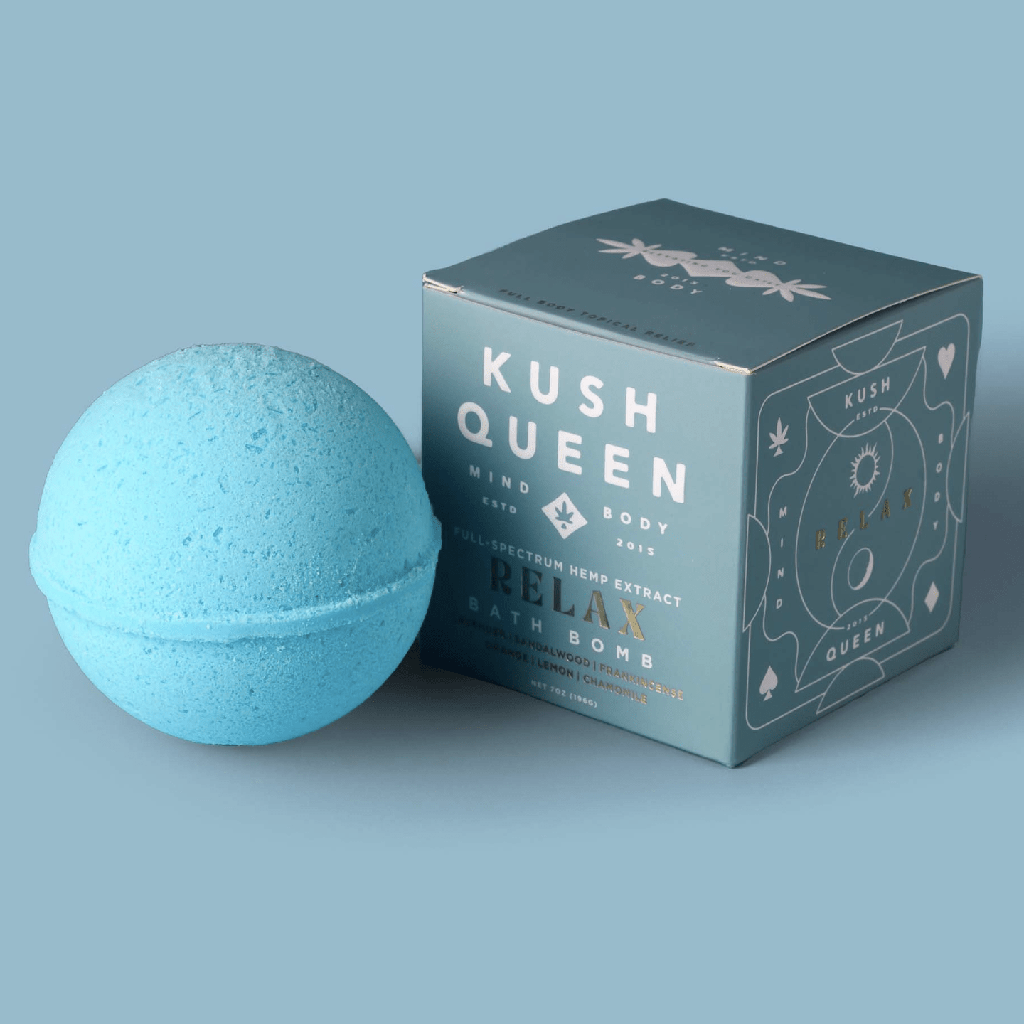 Kush Queen Relax 11 CBD & Delta 9 THC Bath Bomb Cloud City Supply