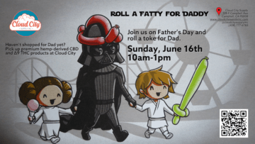 cloud city supply father's day flyer 2024