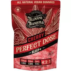 Tillmans Tranquils Cherry Sleep Perfect Dose 4:2:1 THC Gummies