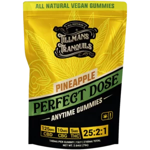 Tillmans Tranquils Pineapple Anytime Perfect Dose 25:2:1 THC Gummies