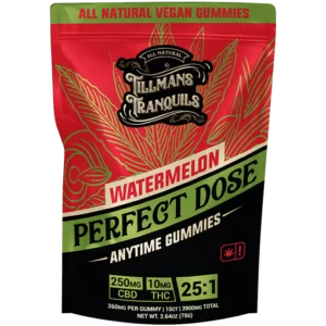 Tillmans Tranquils Watermelon Anytime Perfect Dose 25:1 THC Gummies