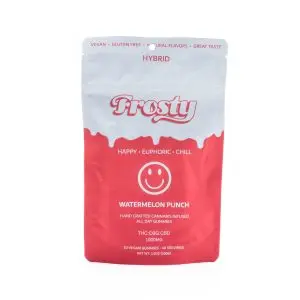 Frosty All Day Bliss Watermelon Punch Delta-9 THC Gummies