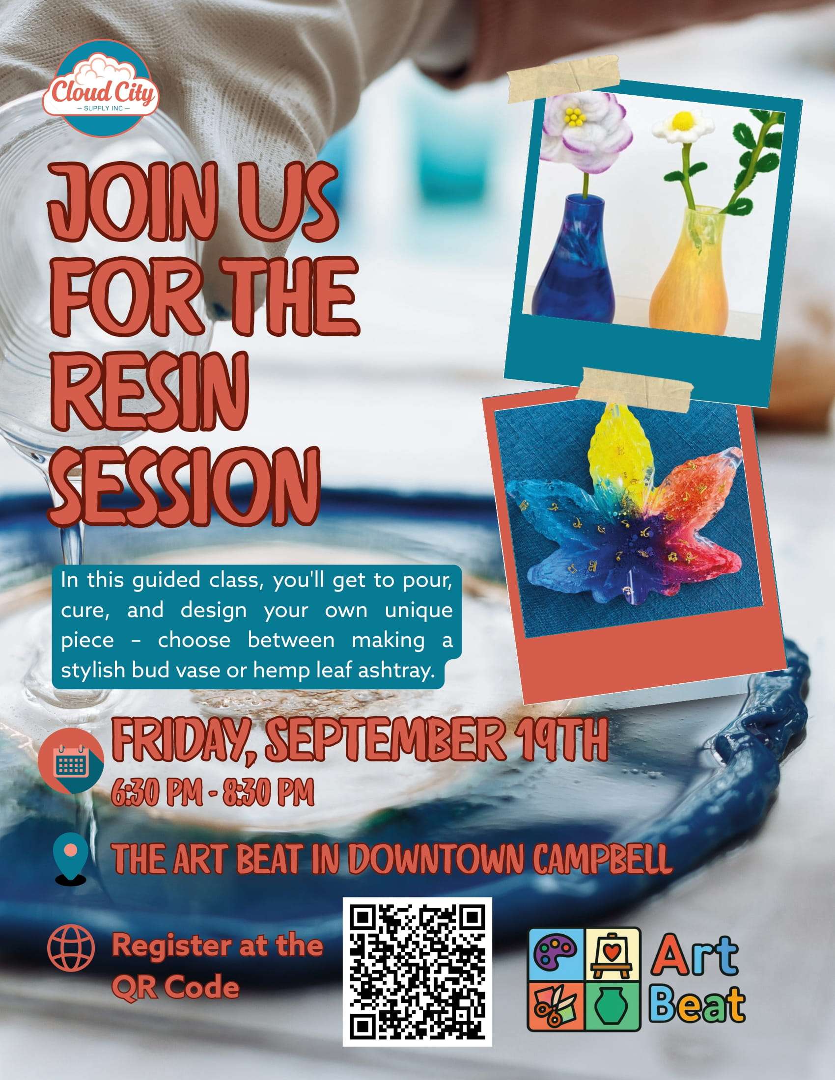 The Resin Session at the Art Beat - Cloud City Supply