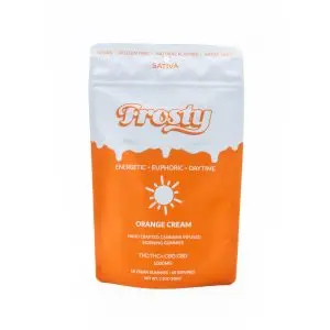 Frosty Day Time Orange Cream Delta‑9 THC Gummies