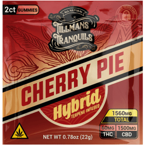 Tillmans Tranquils Cherry Pie Hybrid 60mg THC Gummies (2-Pack)