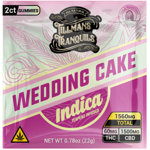 Tillmans Tranquils Wedding Cake Indica 60mg THC Gummies (2-Pack)