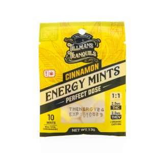 Tillmans Tranquils Cinnamon Energy 1:1 THC:THCV Mints