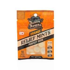 Tillmans Tranquils Orange Relief 1:1:1 CBD:CBG:THC Mints
