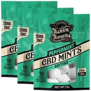 Tillmans Tranquils Peppermint CBD Mints