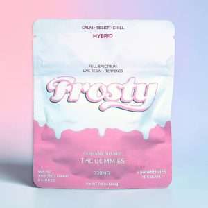 Frosty All Day Bliss Strawberries & Cream Micro 6:1 CBD:THC Gummies